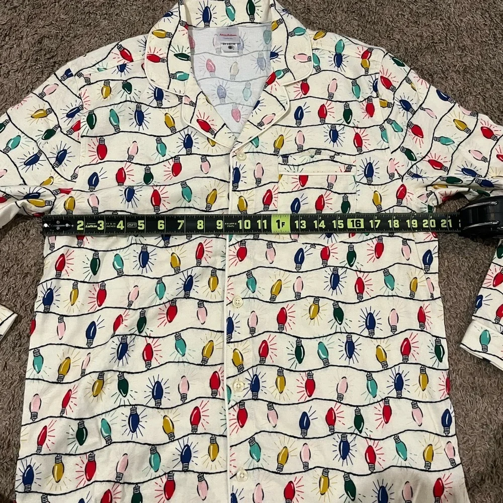 NWOT Hanna Andersson Unisex Bright Bulbs Pajama Set Size Small - Picture 6 of 11